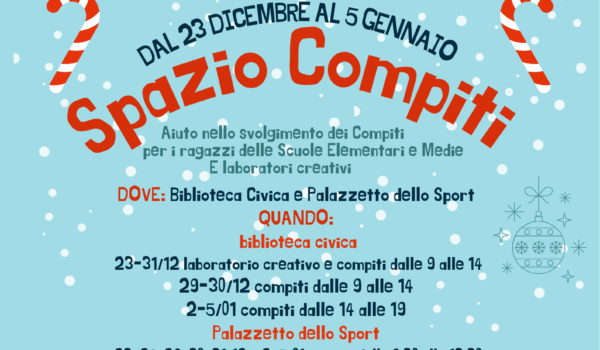 Apertura Spazio Compiti Invernale 2025/2026
